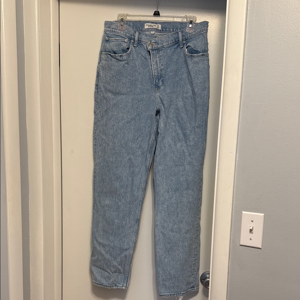 Abercrombie & Fitch Light Blue Ultra High Rise Jeans